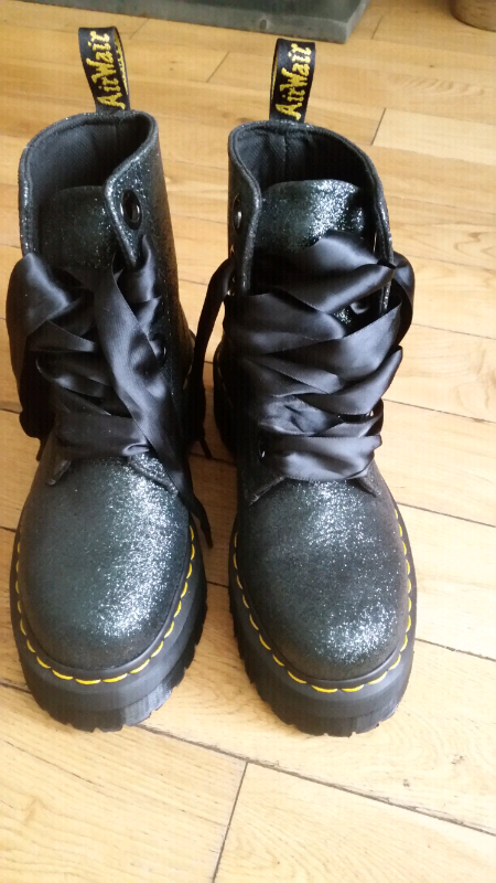 glitter dr martens size 5